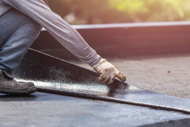 Professional Waterproofing technician working in Midway, GA
